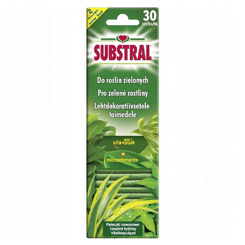Удобрения-палочки для зеленых растений Substral 30 шт 10450