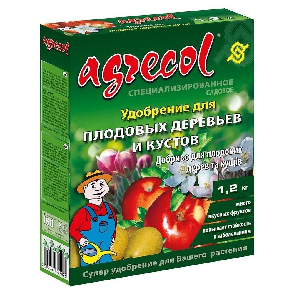 Удобрение Agrecol для плодовых деревьев 1,2 кг 30214