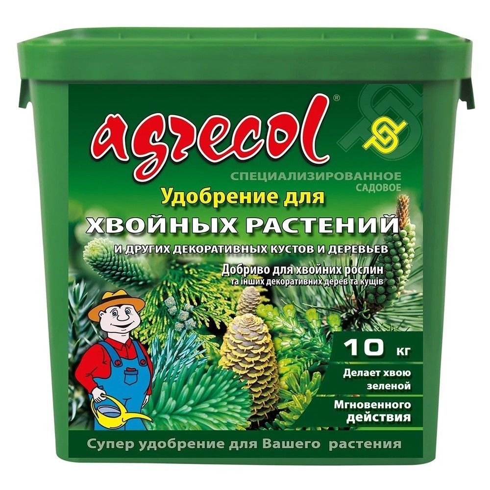 Удобрение Agrecol для хвойных растений 10 кг 30243