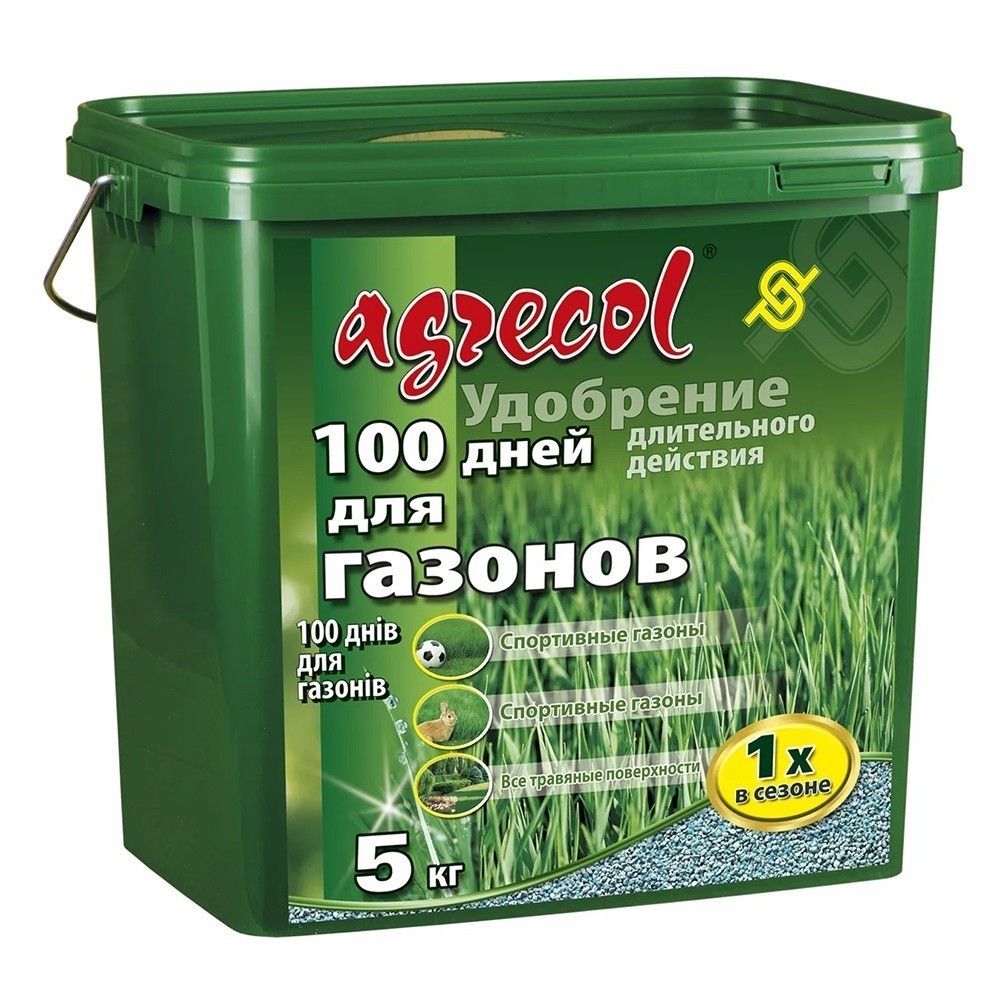 Удобрение Agrecol 100 дней удобрение для газона 5 кг 30191