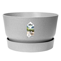 Горшок Elho greenville bowl 33cm светлый гранит 345877