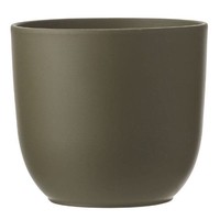 Кашпо Edelman Tusca pot round 17 см зеленое 1051613