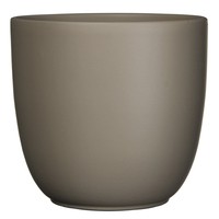 Кашпо Edelman Tusca pot round 25 см коричневый 144299