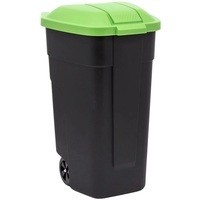 Контейнер для мусора Keter Refuse Bin O/W черный/зеленый 110 л 214125