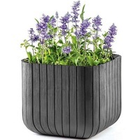 Горшок для цветов Keter Cube Planter S антрацит 230227