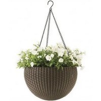Подвесной горшок для цветов Keter Hanging Sphere Planter мокко 230502