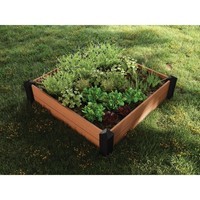 Фото Модульная грядка Keter Vista Modular Garden Bed Single Pack коричневый 252529