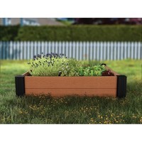 Модульная грядка Keter Vista Modular Garden Bed Single Pack коричневый 252529