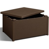 Стол-ящик садовый Keter Arica storage table коричневый 221043