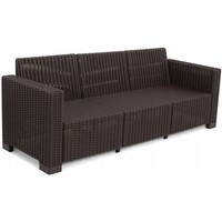Диван садовый Keter California 3-sofa коричневый 252833