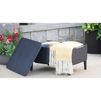 Комплект садовой мебели Keter Salemo Set 1 диван + 2 кресла + 1 стол графит 253220
