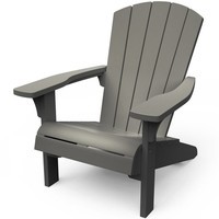 Фото Кресло садовое Keter Troy Adirondack chair серый 253273